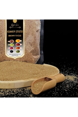 Hanzade Bitkisel Esmer Şeker Toz 1 KG