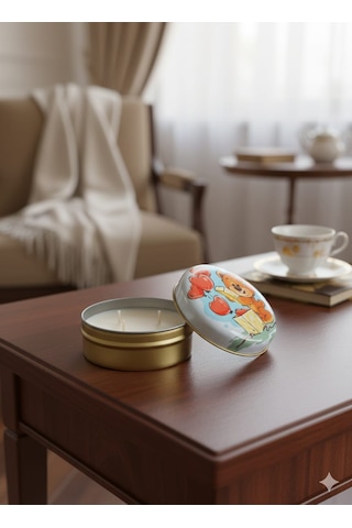 Forest Soul Sedir & Sandal Ağacı Kokulu El Yapımı Soya Mumu Happy Blaze Candle Çok Renkli