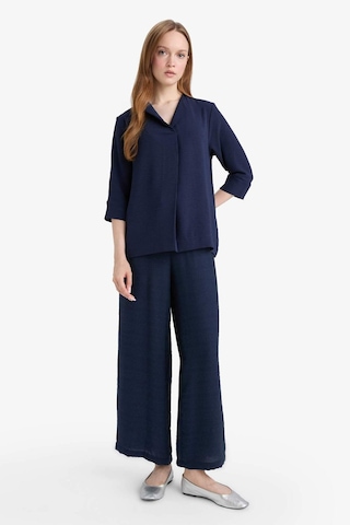Defacto Relax Fit Geniş Paça Kapri G1552ax25hsnv243 Lacivert