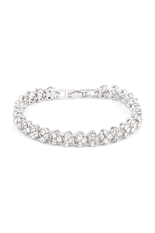 Zirkon Taşlı Gümüş Bileklik, 2022Trend Sevgililer Günü Hediye Si Çok Renkli