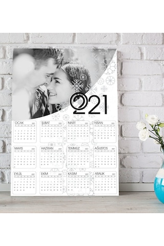 Kişiye Özel Fotoğraflı 2021 Duvar Takvimi - 1