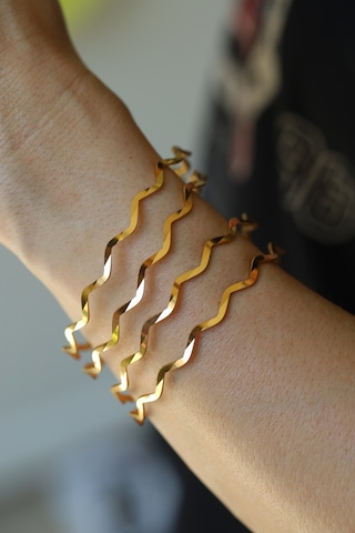 Yenigün Kuyumculuk Yatırımlık Dörtlü Zikzak Ajda Altın Bilezik