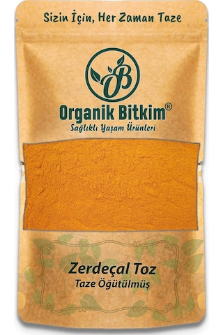 Organik Bitkim Zerdeçal Toz (Öğütülmüş) 150 gr