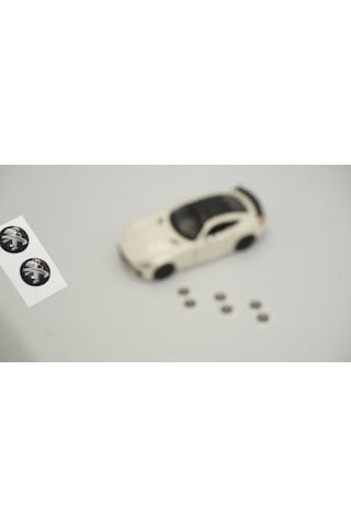 Peugeot Uyumlu Logo Jant Torpido Direksiyon 9Mm Damla Sticker Logo Seti