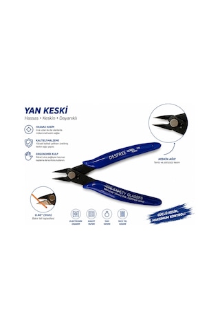 DESFREE MAVİ ELEKTRONİKÇİ YAN KESKİ MODEL 170