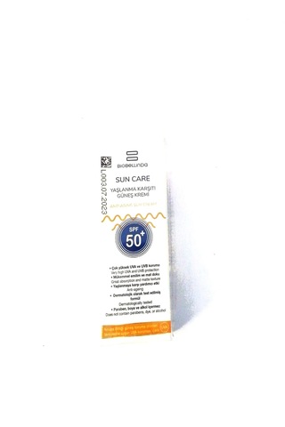 Biobellinda ve Leke Karşıtı Güneş Kremi SPF50+ 50 ML