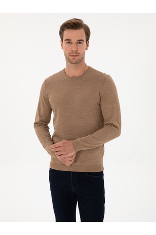 Cacharel Erkek Camel Kazak /triko 50315266-vr015 Kahverengi