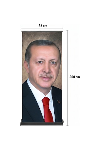 Cumhurbaşkanı Poster Baskılı Pro Roll Up Banner 85x200cm No:3 Diğer
