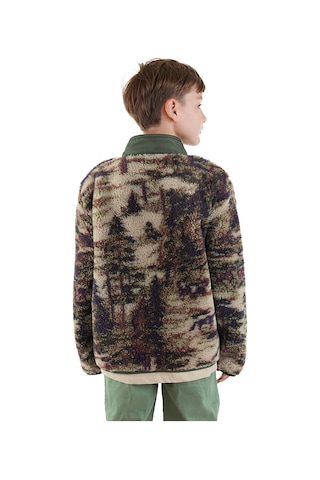 Denokids Haki Erkek Çocuk Peluş Mont Renkli