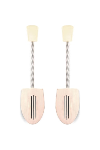 Hapshoe Flexi 36-37 Numara Yaylı Spiralli Ahşap Ayakkabı Kalıbı Bej