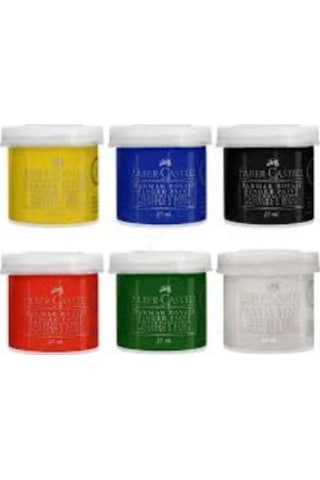 Faber Parmak Boya Faber-Castell 6 Lı Parmak Boyası