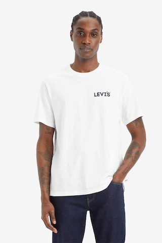 Relaxed Fit Headline Logo Beyaz T-shirt A2082-0253-4719 Beyaz