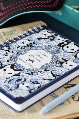 Victorias Journals Spiralli Sert Kapak Süresiz Ajanda Planner A5 Mavi