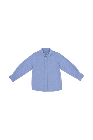 Panço Erkek Çocuk oxford Gömlek Mavi 2321bk06021-3678 001