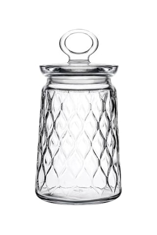 950118 Paşabahçe Leafy Tekli Kavanoz 1100 Cc Beyaz