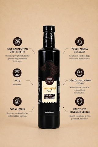 Canbakkal Doğal Karadut Pekmezi 700 G