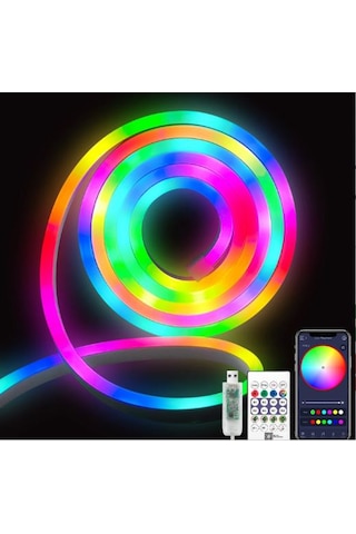 Horoz Capıtal-5 Rgb Neon Smart Kit Rgb Neon Led 5 Metre Set
