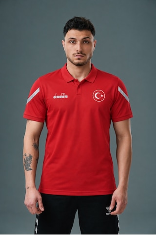 Diadora Alto 25 Milli Takım Kamp Tişört Kırmızı