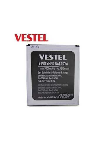 Vestel Uyumlu Venüs V3 5580 Pil Batarya 3000 Mah Senalstore