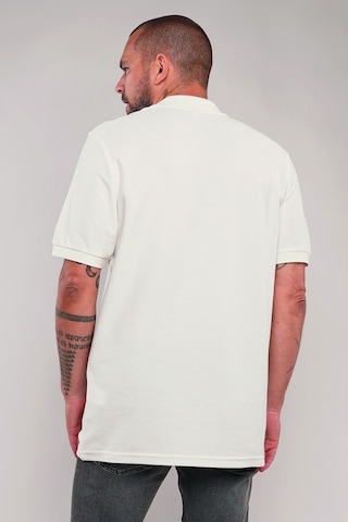 Gabria Fermuarlı Polo Yaka T-shirt Beyaz