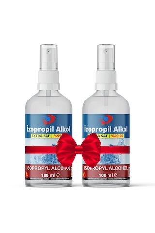 İzopropil Alkol İpa 2x100 Ml Sprey Başlıklı, Extra Saf %99.90