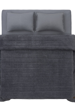Koza Home Lun Gri Yatak Örtüsü Takımı Çift Kişilik 9083 230 X 240 Gri