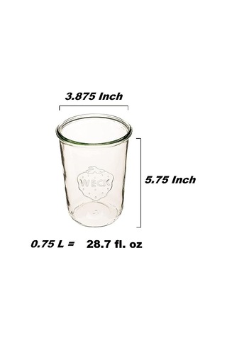 Parfait Super Cam Kavanoz 500 Ml 6 Adet Çok Renkli