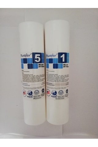 Purefer Marka Kum Ve Tortu Filtresi /1 Ve 5 Mikron
