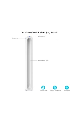 Bix SP01 Stylus Pen için Manyetik Kablosuz Şarj Yuvası