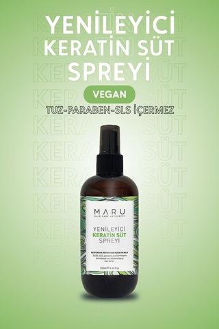 Maru Doğal Dalga Sağlayansaç Şekillendirici Vegan Spreyi 250 Ml