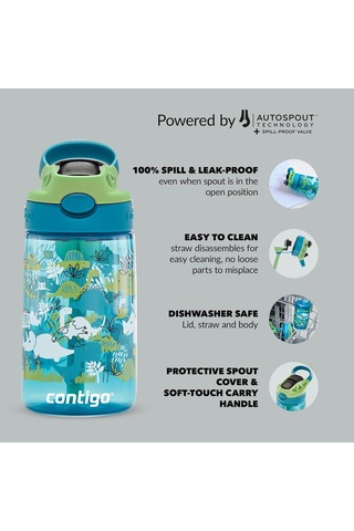 Contigo Gizmo Flip Unicorn Çelik Çocuk Suluğu 420 Ml Pembe Genel