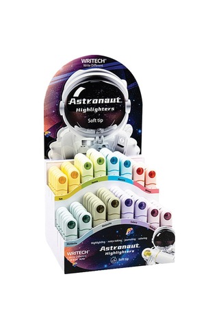 Wrıtech W-8154 Astronot Fosforlu Kalem Neon+pastel 8 Renk - 96'lı Stand