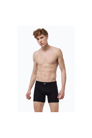 Malabadi Erkek 3 Lü Siyah Premium Collection Modal Uzun Boxer 3m250 Siyah