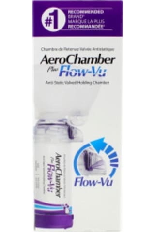 Aerochamber Flow-vu Mor 5-15 Yaş Arası Çocuklar Için