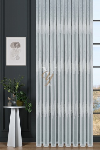 12p9512 Tül Perde V-fikse Ekru