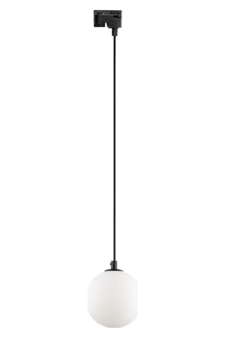 Mylights 2 Metre Siyah Alimünyum Ray Opal Beyaz Top Cam 5 Li Modern Sarkıt Modern E27 Masaüstü Avize SİYAH 2. MODEL