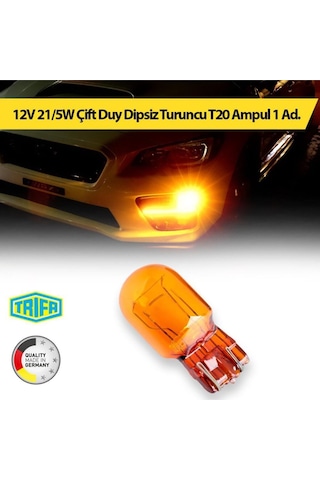 Opel Astra J Gündüz Farı T20 Amber Halogen Far Ampulü 2 Adet