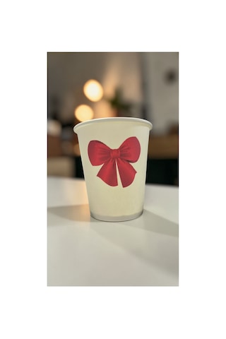 Kurdela Kırmızı-sevgi Doğumgünü Parti Etkinlik Temalı Tek Kullanımlık 7 Oz 50 Adet Karton Bardak 1