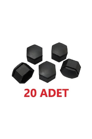 Opel Astra H Siyah Bijon Kapağı 17x23mm 20 Adet