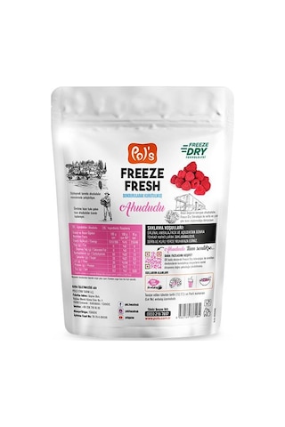 Pol S Freeze Fresh Dondurularak Kurutulmuş Ahududu 16 Gr 15 G
