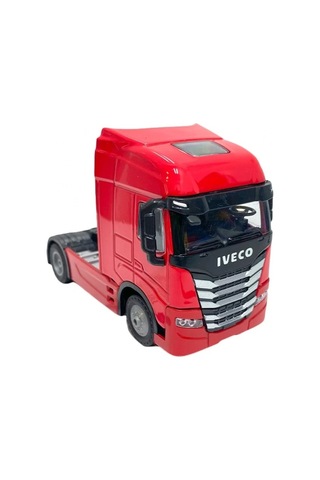 Metal Iveco Tır Kafası 1 Adet Işıklı Müzikli Oyuncak 12 Cm Çok Renkli