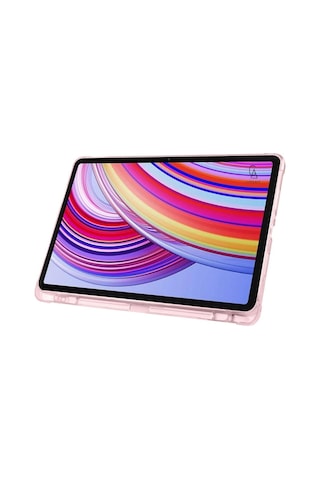 Xiaomi Poco Pad 12.1 İnç Uyumlu Tri Fold Kalemlikli Tablet Kılıfı Ekran Koruyucu Kalem Seti