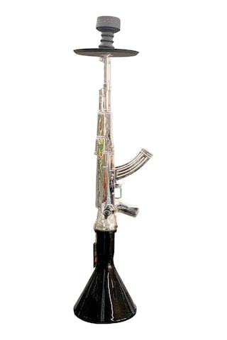 Alüminyum Gövdeli Ak-47 Kalaşnikof Tasarım 90 Cm Premium Nargile Seti Büyük Boy Contalı Sistem 48182075