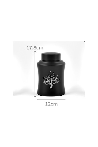 Homyl Pet Urn Kremasyon Hatıra Çömlekleri Kutusu Barış Orta Altın