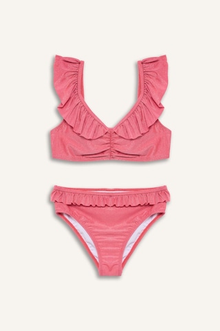 Defacto 2li Bikini Kız Çocuk G5757a826hsrd116 Kırmızı-rd116