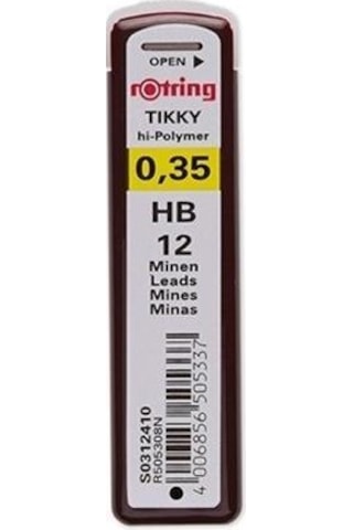 Rotring Min Hi-Polymer 2B 0.35 MM R505308N