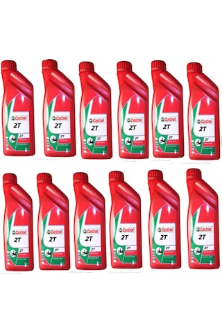 Castrol 2t 1 L 2 Zamanlı Benzin katkı Yağı 12 Adet