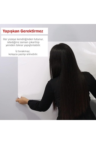Kağıt Tahta 120x150 Cm Beyaz,1 Alana 1 Hediye, Akıllı Kağıt, Yazı Tahtası Genel
