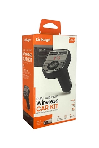 Lkw-2 Çift Usb Bağlantılı Wireless Fm Transmitter Müzik Kiti