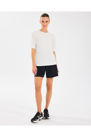 Skechers W Lounge Regular 5 Inch Sweatshort Kadın Siyah Şort S2510059-001 Siyah